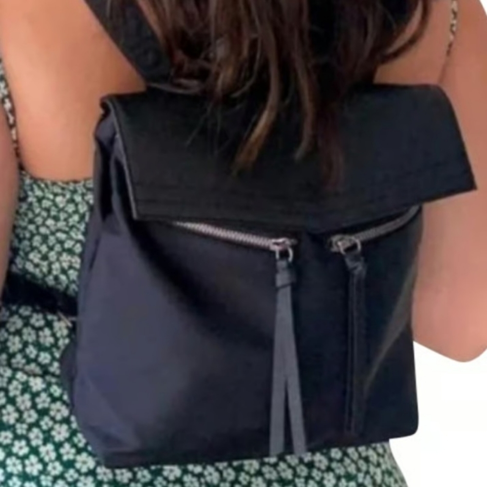 Botkier Trigger Mini Black Nylon Backpack - image 5
